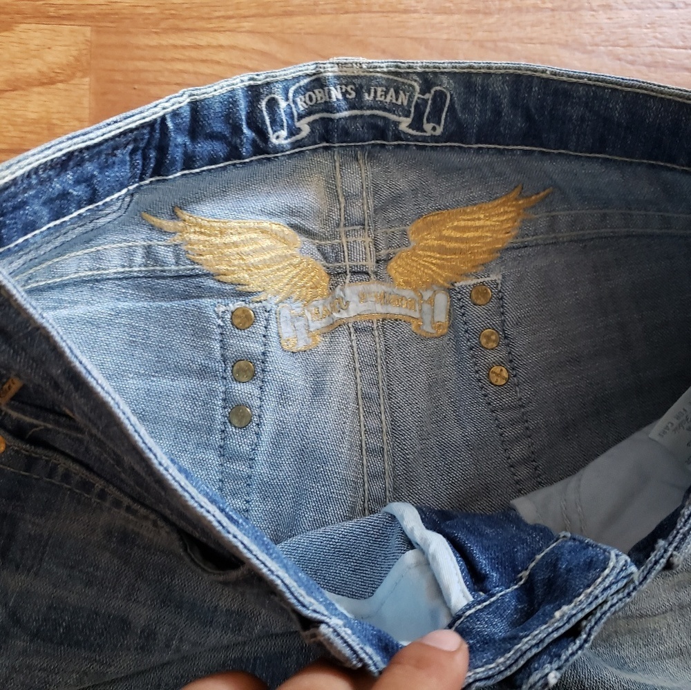ROBINS JEANS WOMEN MARILYN GOLD WING - Picture 7 of 7